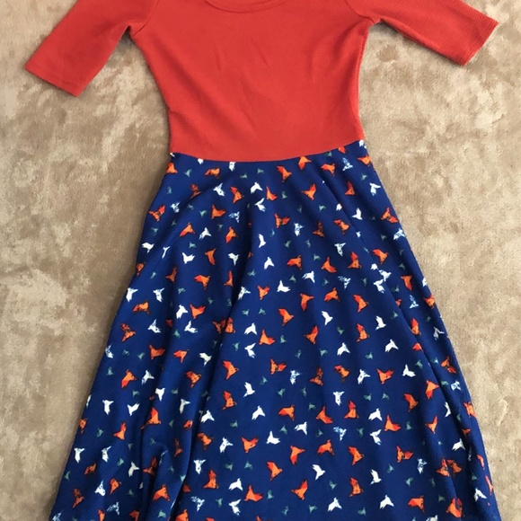 LulaRoe Butterfly Dress - Picture 3 of 5